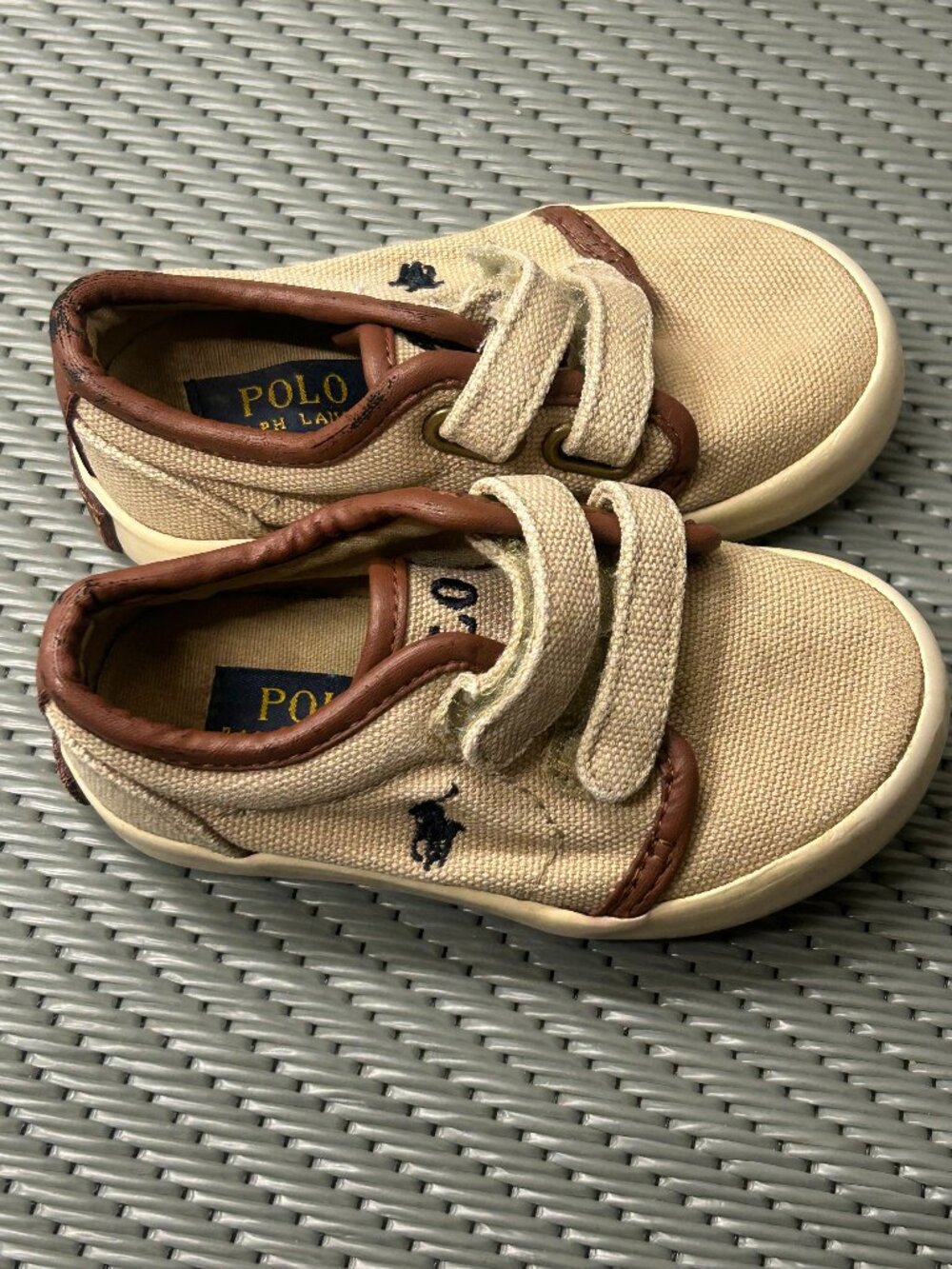 Polo Ralph Lauren Toddler Boys Canvas Shoes Size 6